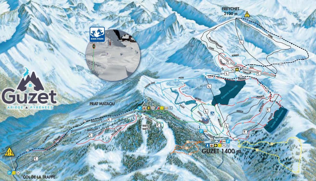 Pleine Nature Pied Pistes Piscine Chauffee 于斯图 外观 照片